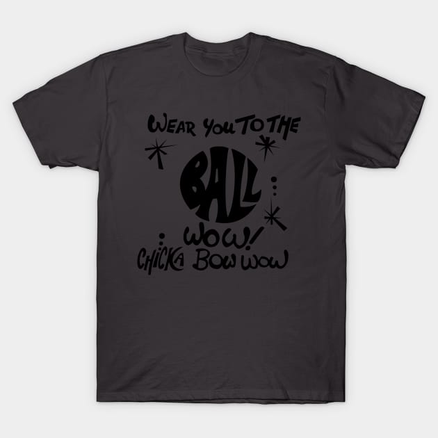 U-Roy "Wear You to the Ball" (black) T-Shirt by Miss Upsetter Designs